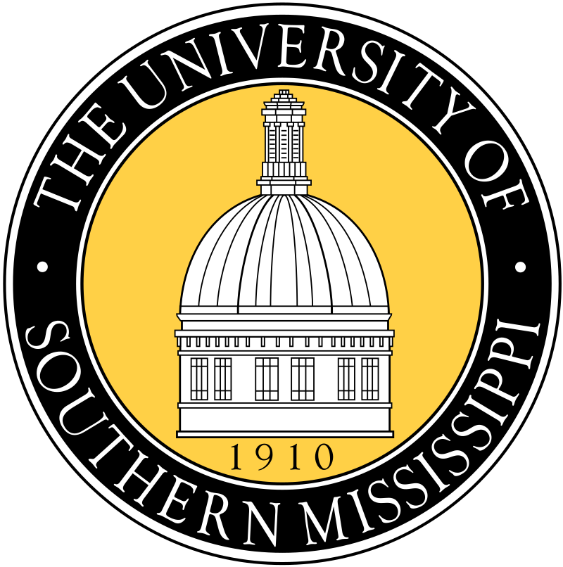 This image has an empty alt attribute; its file name is 800px-University_of_Southern_Mississippi_seal.svg_.png